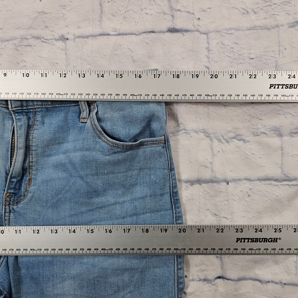 Hollister High Rise Vintage Flare Jeans Womens 33 Light Blue Stretch Denim - Picture 6 of 13
